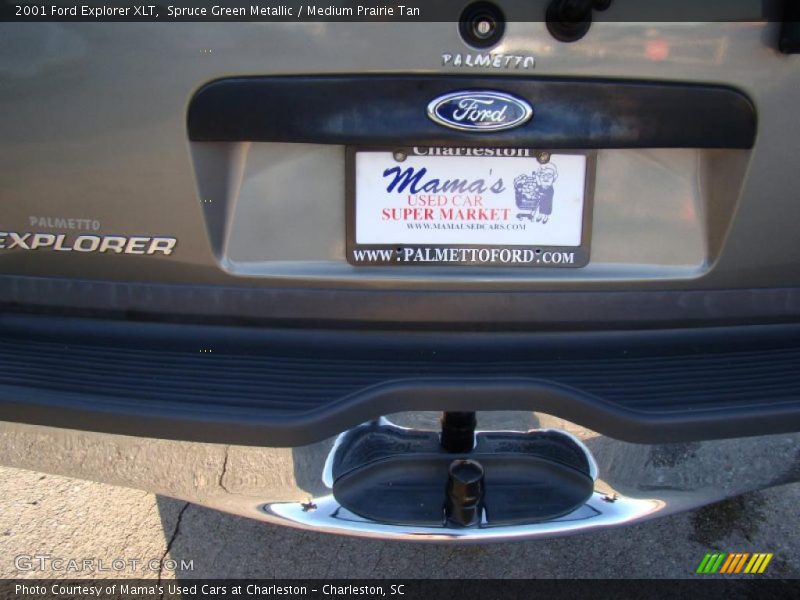 Spruce Green Metallic / Medium Prairie Tan 2001 Ford Explorer XLT