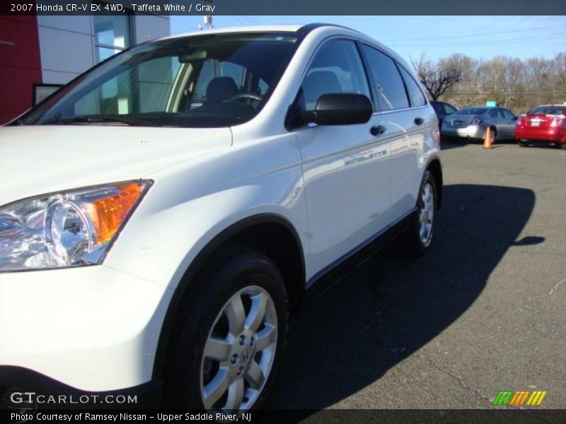 Taffeta White / Gray 2007 Honda CR-V EX 4WD