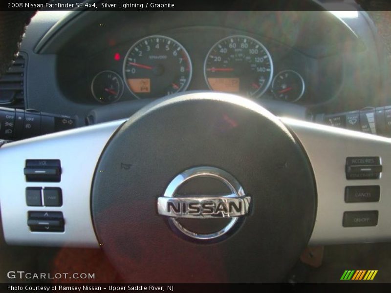 Silver Lightning / Graphite 2008 Nissan Pathfinder SE 4x4