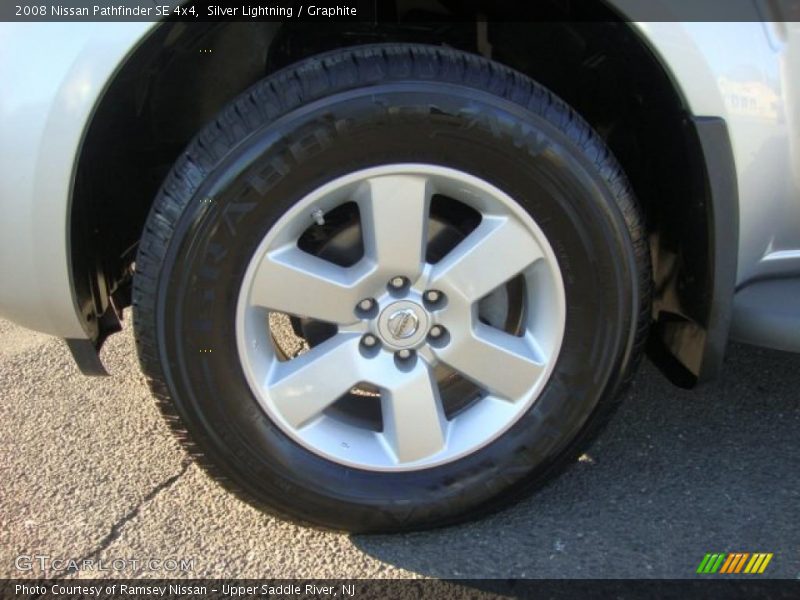 Silver Lightning / Graphite 2008 Nissan Pathfinder SE 4x4