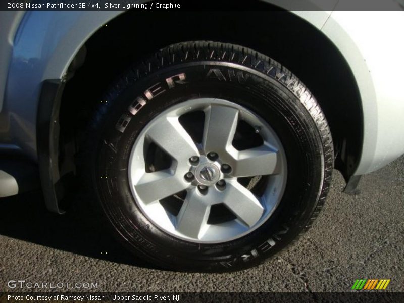 Silver Lightning / Graphite 2008 Nissan Pathfinder SE 4x4