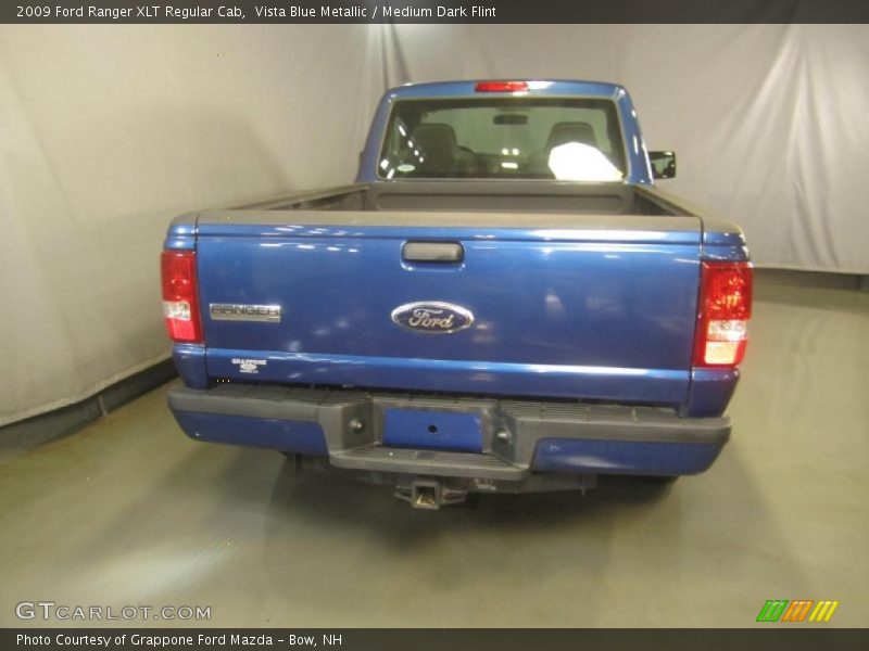 Vista Blue Metallic / Medium Dark Flint 2009 Ford Ranger XLT Regular Cab