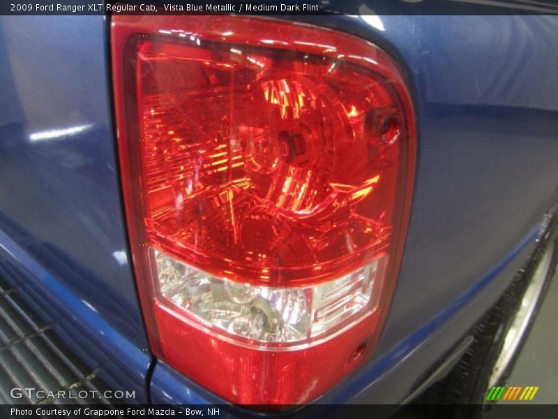Vista Blue Metallic / Medium Dark Flint 2009 Ford Ranger XLT Regular Cab