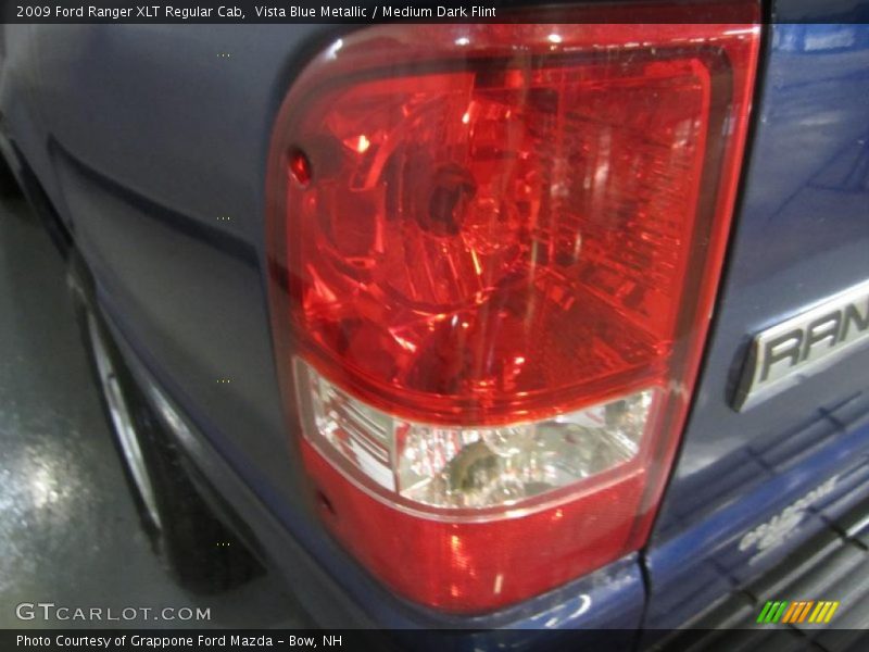 Vista Blue Metallic / Medium Dark Flint 2009 Ford Ranger XLT Regular Cab
