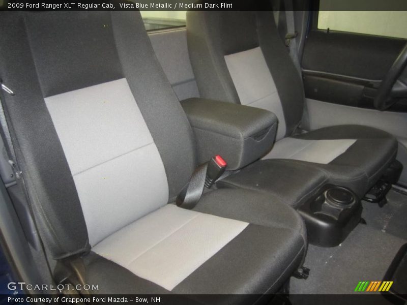 Vista Blue Metallic / Medium Dark Flint 2009 Ford Ranger XLT Regular Cab