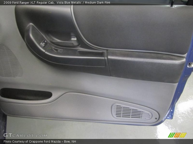 Vista Blue Metallic / Medium Dark Flint 2009 Ford Ranger XLT Regular Cab