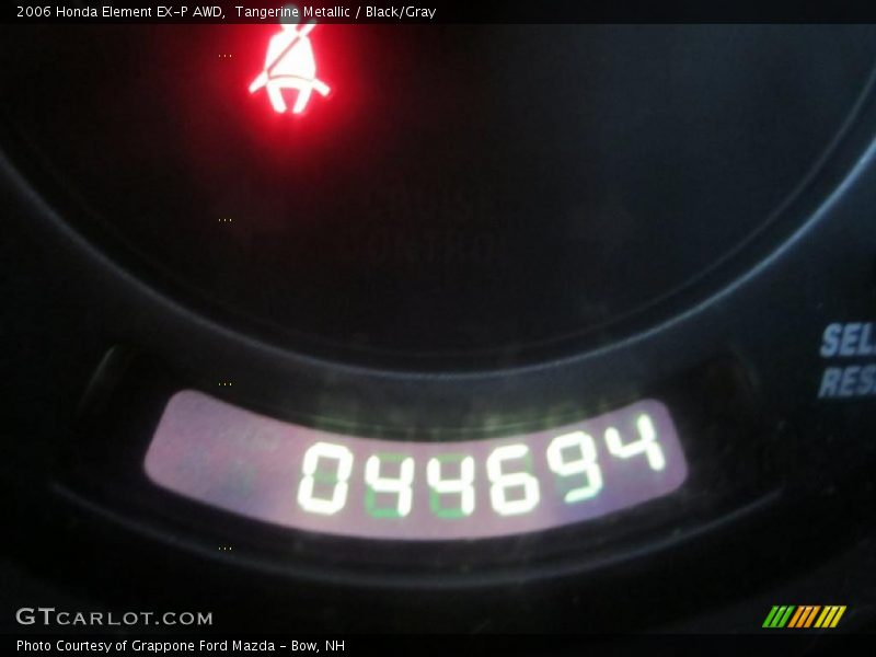 Tangerine Metallic / Black/Gray 2006 Honda Element EX-P AWD