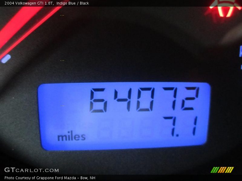 Indigo Blue / Black 2004 Volkswagen GTI 1.8T
