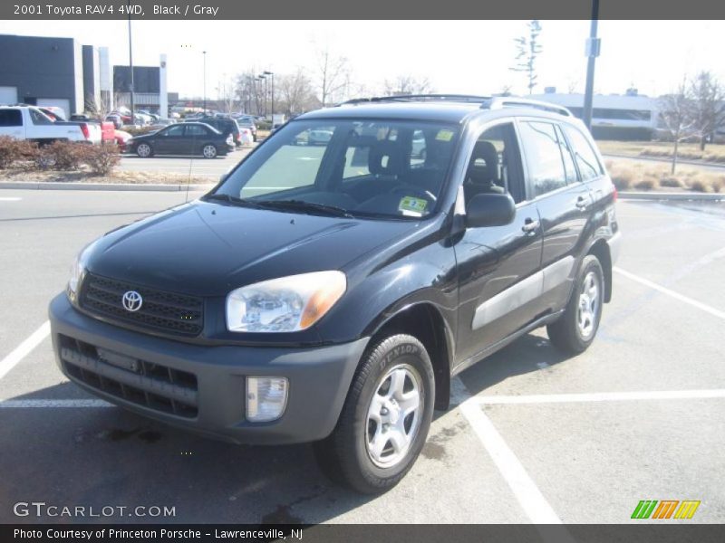 Black / Gray 2001 Toyota RAV4 4WD