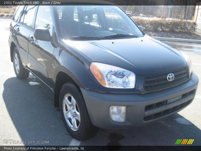 Black / Gray 2001 Toyota RAV4 4WD