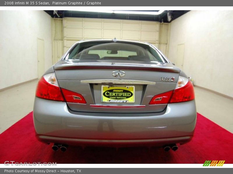 Platinum Graphite / Graphite 2008 Infiniti M 35 S Sedan