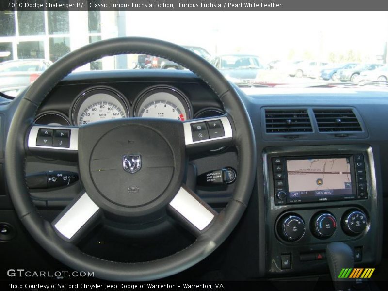 Furious Fuchsia / Pearl White Leather 2010 Dodge Challenger R/T Classic Furious Fuchsia Edition