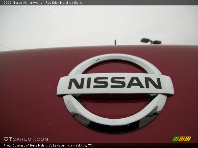 Red Brick Metallic / Blond 2009 Nissan Altima Hybrid