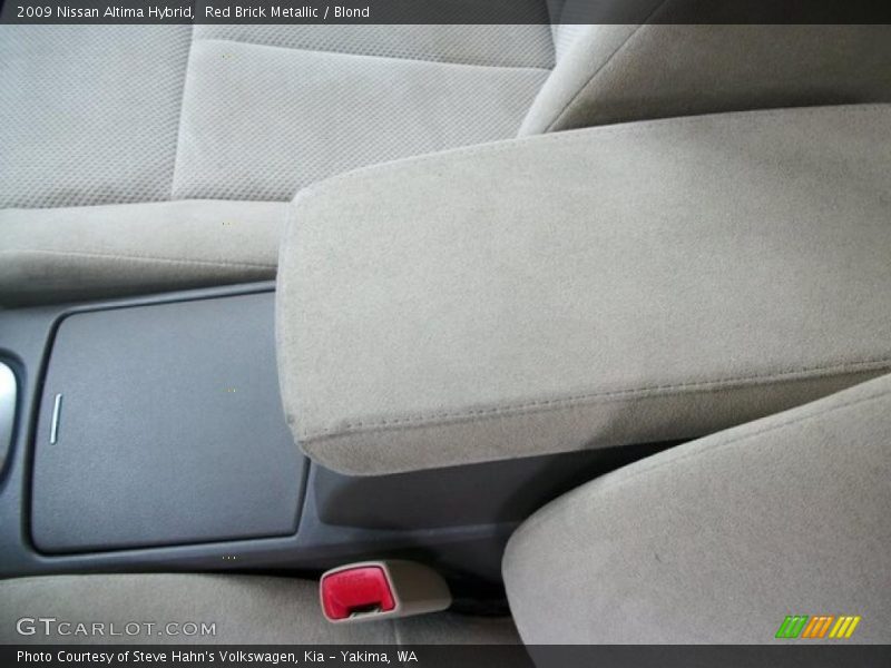 Red Brick Metallic / Blond 2009 Nissan Altima Hybrid