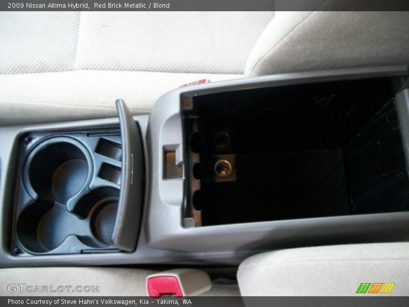 Red Brick Metallic / Blond 2009 Nissan Altima Hybrid