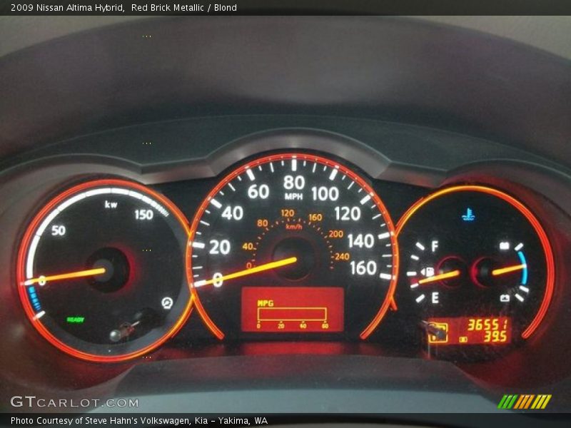  2009 Altima Hybrid Hybrid Gauges