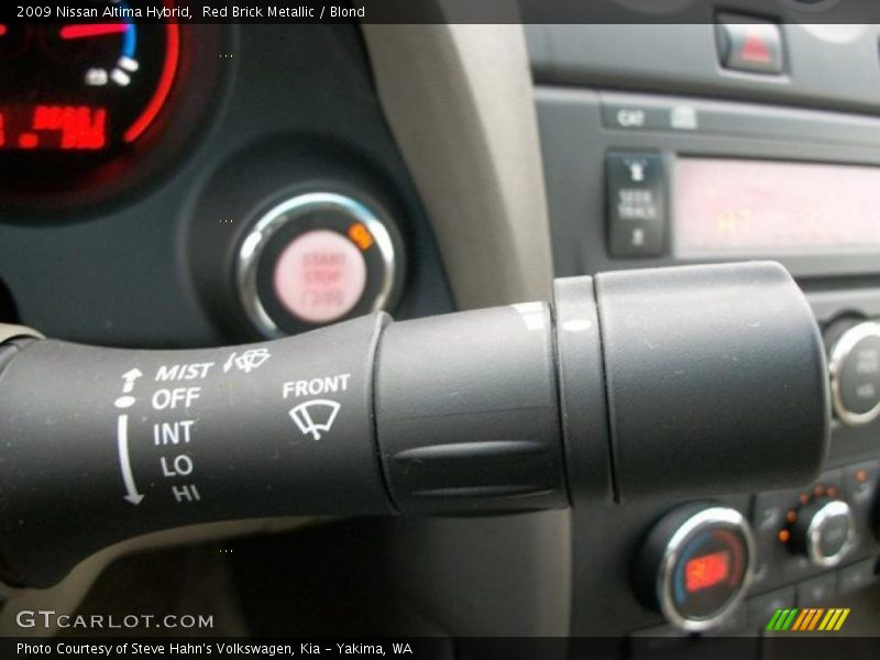 Red Brick Metallic / Blond 2009 Nissan Altima Hybrid