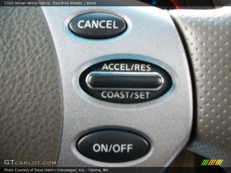 Red Brick Metallic / Blond 2009 Nissan Altima Hybrid