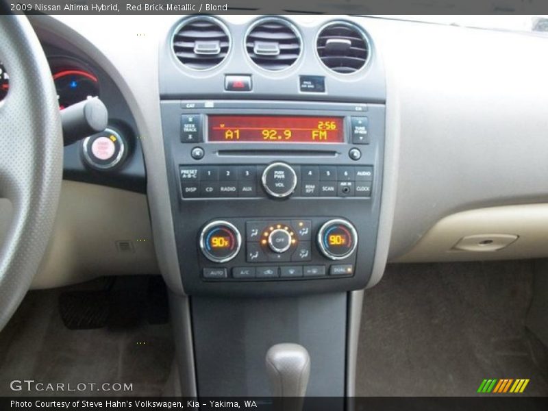 Red Brick Metallic / Blond 2009 Nissan Altima Hybrid