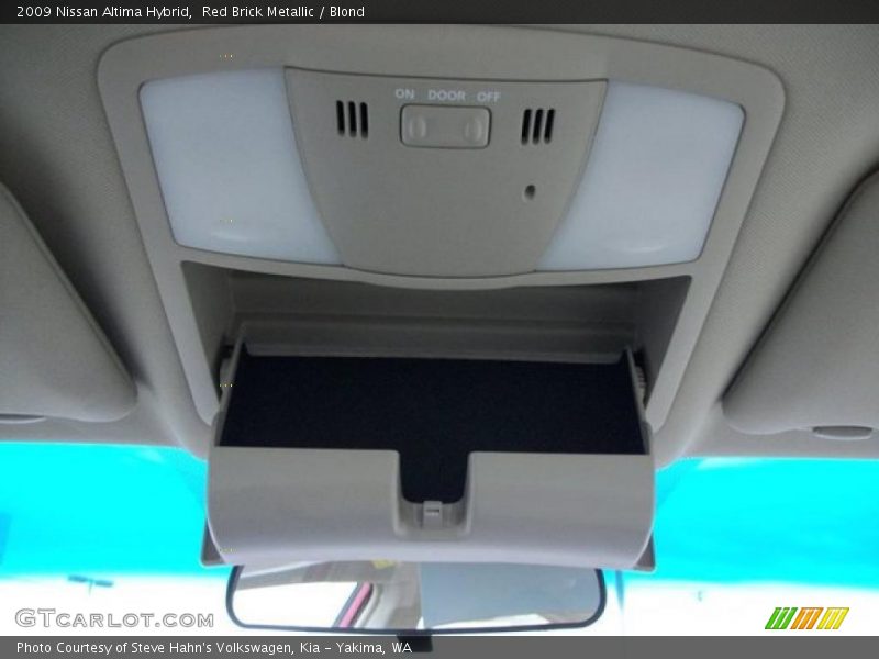 Red Brick Metallic / Blond 2009 Nissan Altima Hybrid