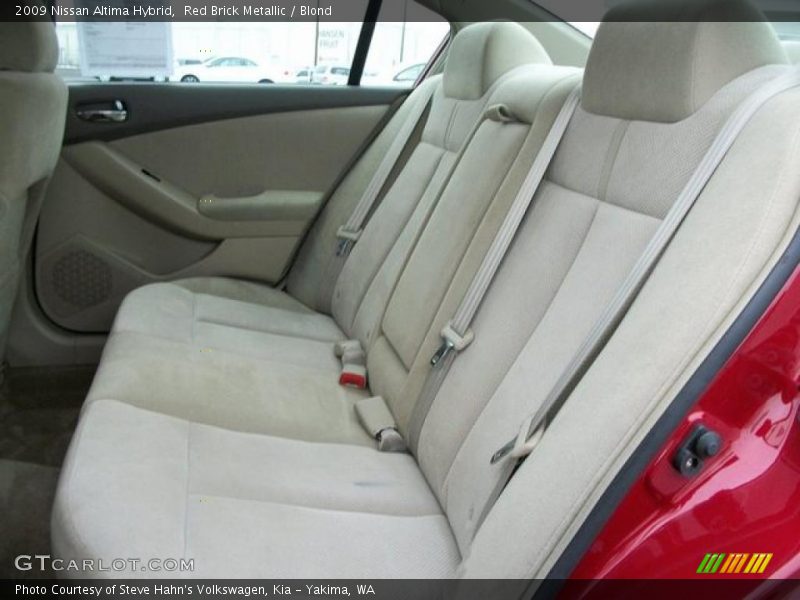 Red Brick Metallic / Blond 2009 Nissan Altima Hybrid