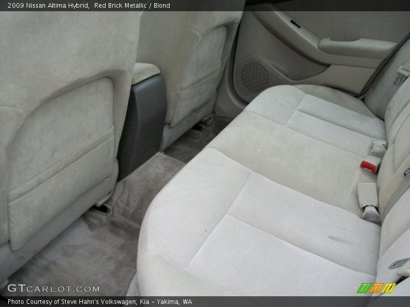 Red Brick Metallic / Blond 2009 Nissan Altima Hybrid