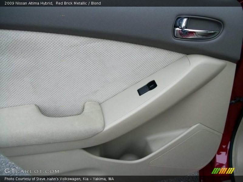 Red Brick Metallic / Blond 2009 Nissan Altima Hybrid