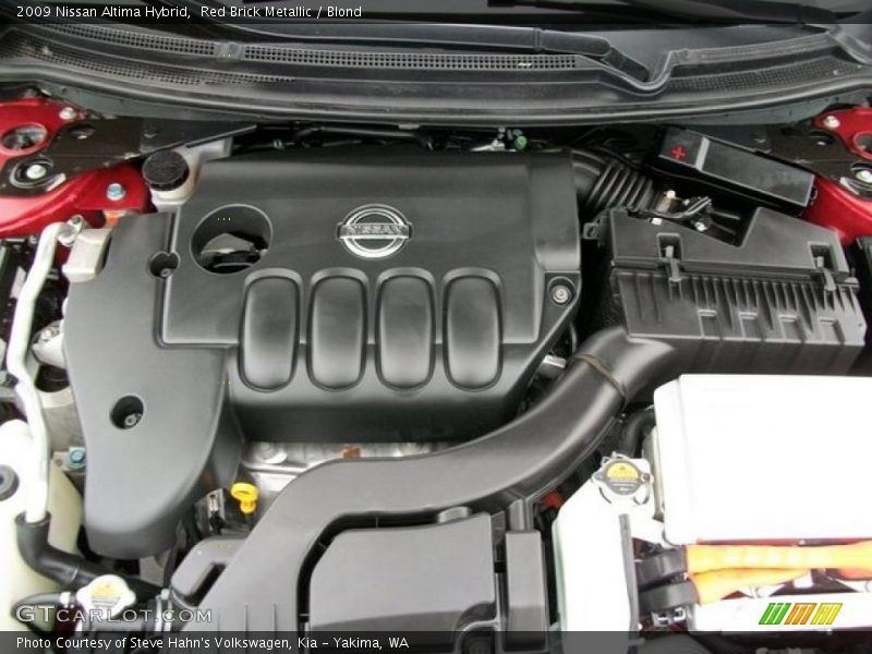  2009 Altima Hybrid Engine - 2.5 Liter GDI DOHC 16-Valve CVTCS 4 Cylinder Gasoline/Electric Hybrid