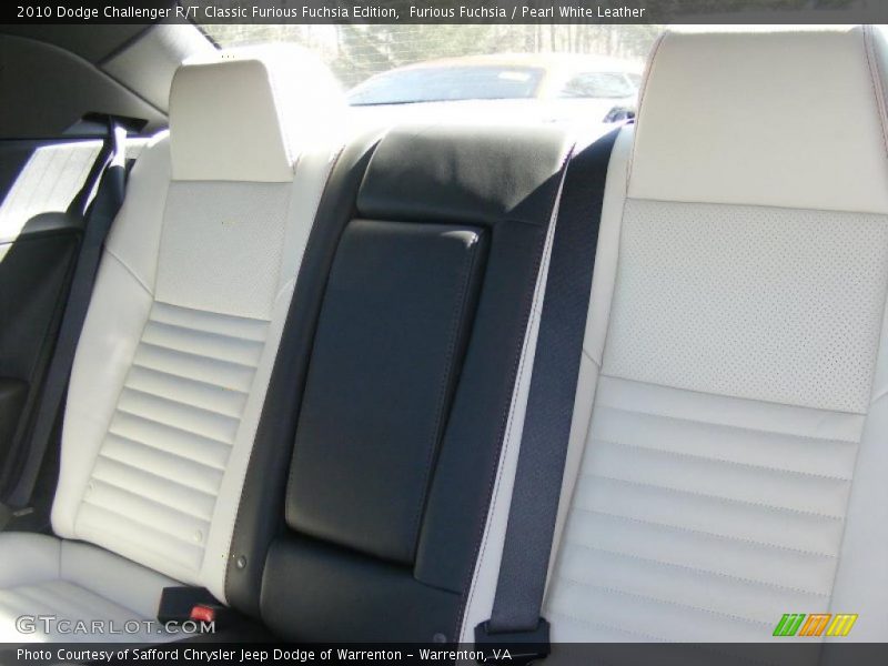  2010 Challenger R/T Classic Furious Fuchsia Edition Pearl White Leather Interior