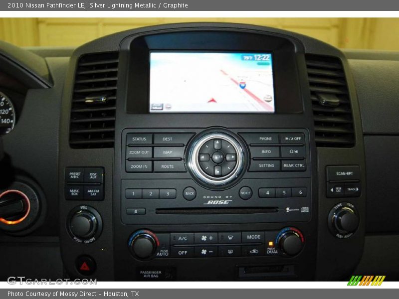 Silver Lightning Metallic / Graphite 2010 Nissan Pathfinder LE