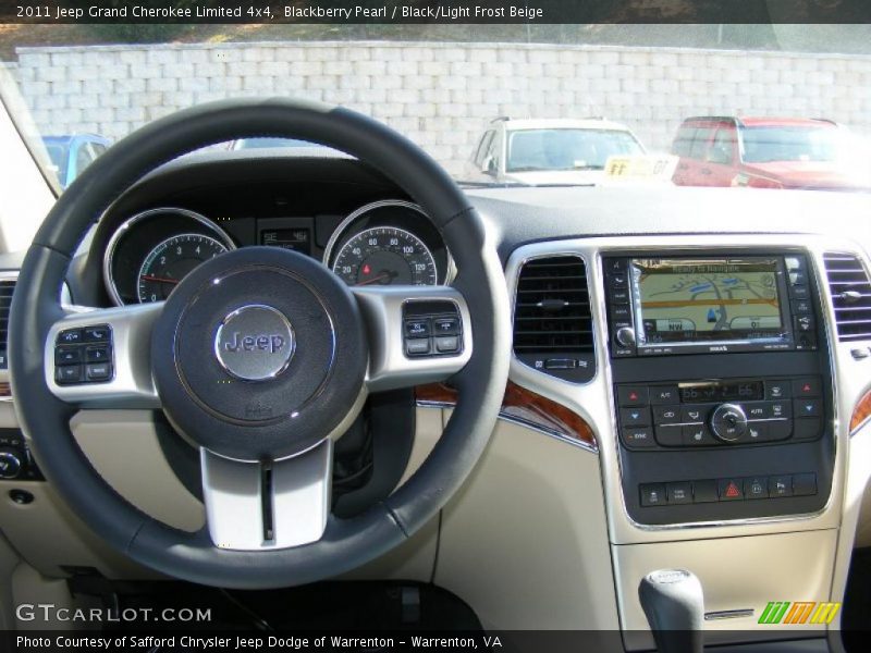 Blackberry Pearl / Black/Light Frost Beige 2011 Jeep Grand Cherokee Limited 4x4