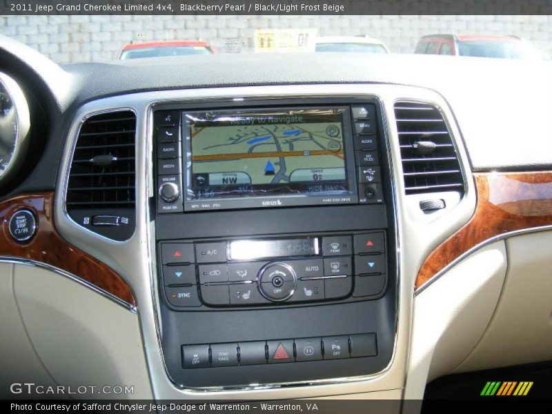 Blackberry Pearl / Black/Light Frost Beige 2011 Jeep Grand Cherokee Limited 4x4