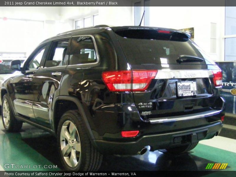 Blackberry Pearl / Black 2011 Jeep Grand Cherokee Limited 4x4