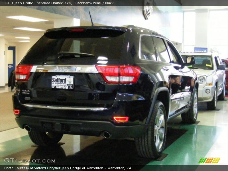 Blackberry Pearl / Black 2011 Jeep Grand Cherokee Limited 4x4