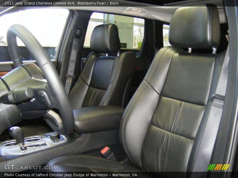Blackberry Pearl / Black 2011 Jeep Grand Cherokee Limited 4x4