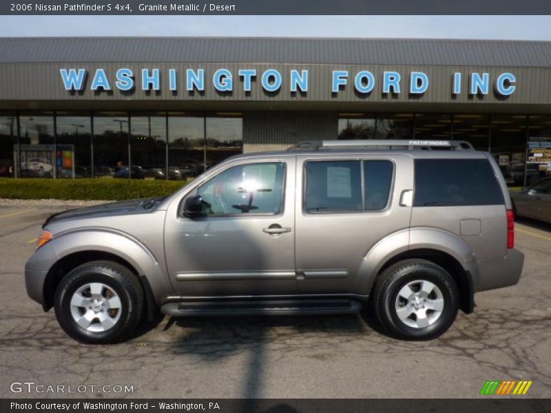 Granite Metallic / Desert 2006 Nissan Pathfinder S 4x4