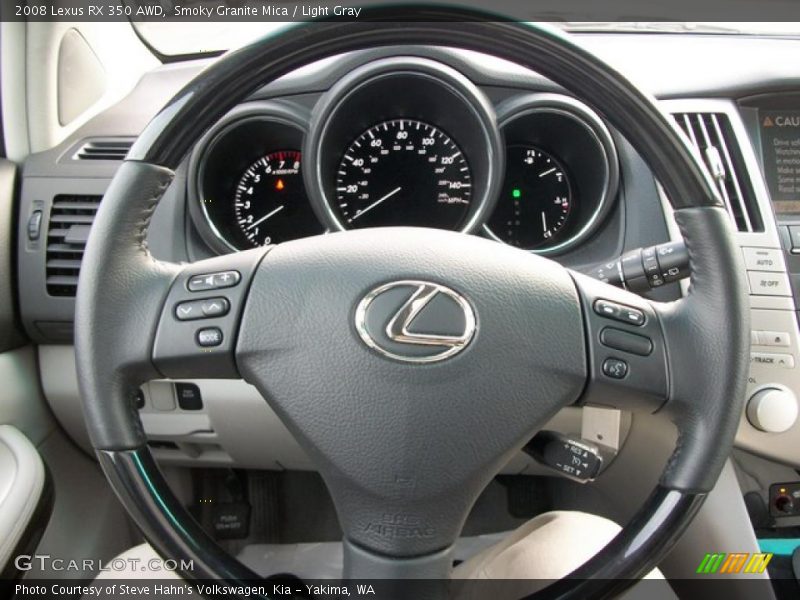 Smoky Granite Mica / Light Gray 2008 Lexus RX 350 AWD