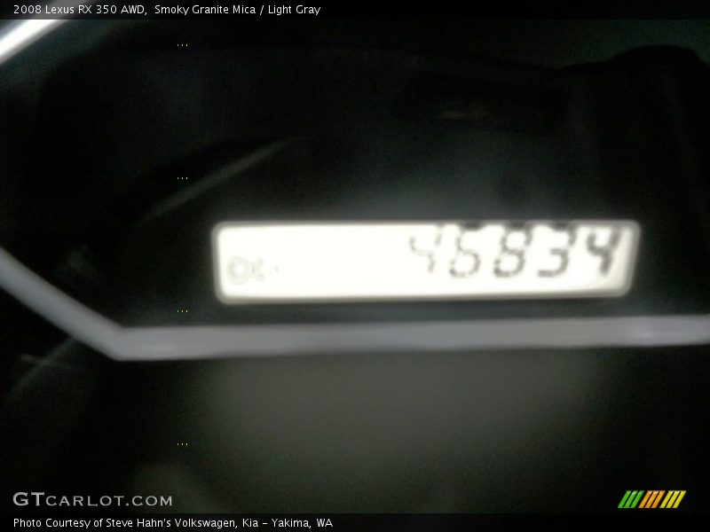 Smoky Granite Mica / Light Gray 2008 Lexus RX 350 AWD