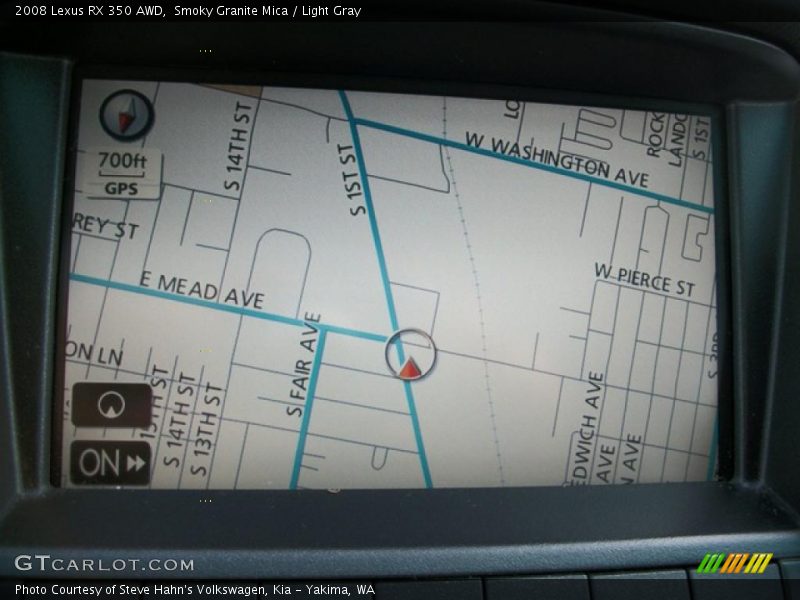 Smoky Granite Mica / Light Gray 2008 Lexus RX 350 AWD