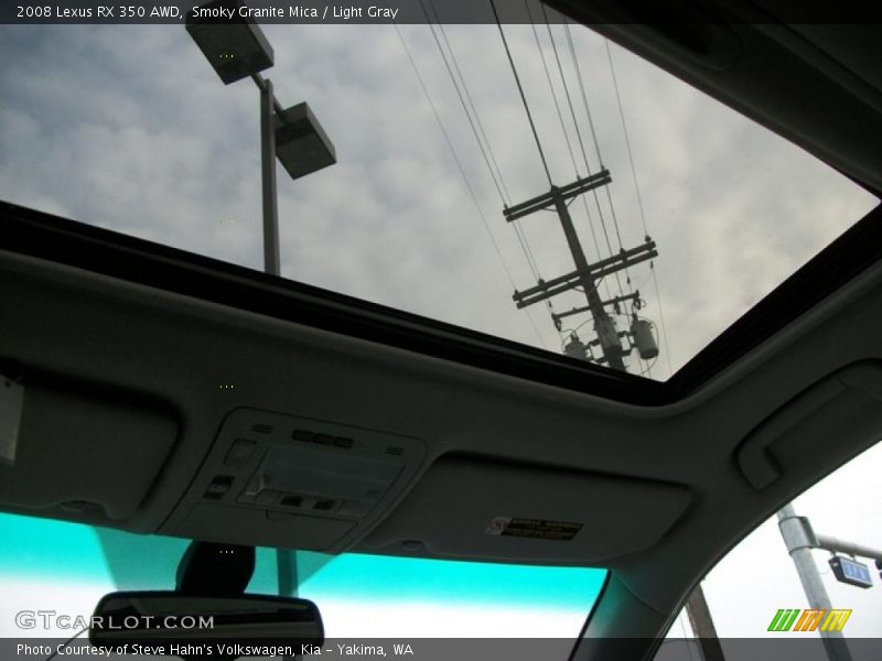 Smoky Granite Mica / Light Gray 2008 Lexus RX 350 AWD