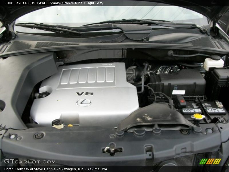 Smoky Granite Mica / Light Gray 2008 Lexus RX 350 AWD