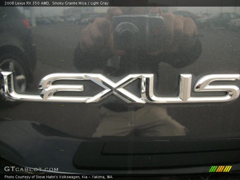 Smoky Granite Mica / Light Gray 2008 Lexus RX 350 AWD