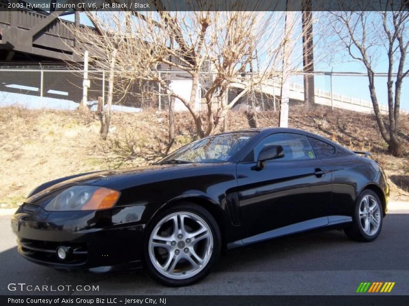 Jet Black / Black 2003 Hyundai Tiburon GT V6