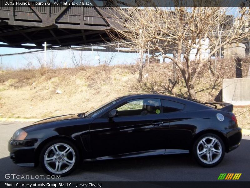 Jet Black / Black 2003 Hyundai Tiburon GT V6