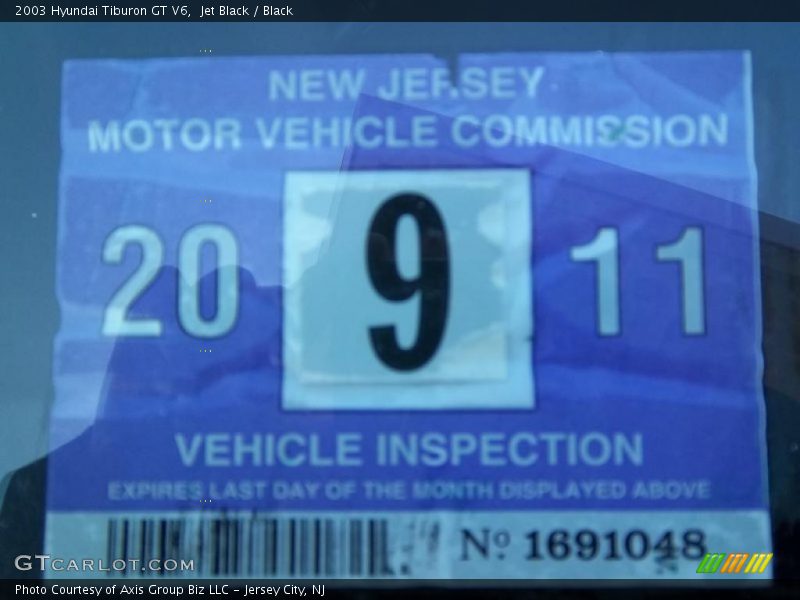 Jet Black / Black 2003 Hyundai Tiburon GT V6