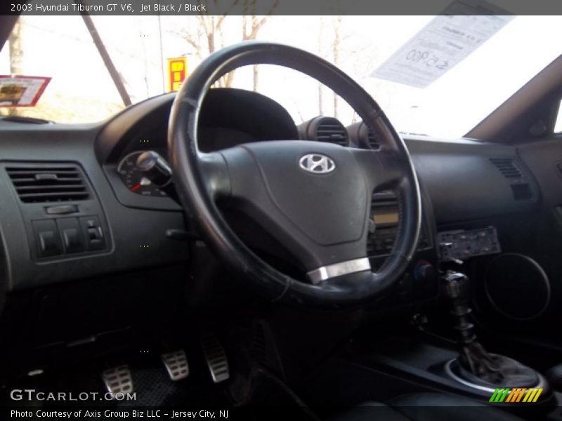 Jet Black / Black 2003 Hyundai Tiburon GT V6