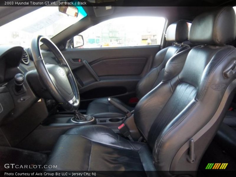 Jet Black / Black 2003 Hyundai Tiburon GT V6