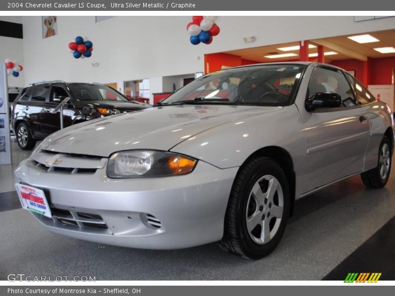 Ultra Silver Metallic / Graphite 2004 Chevrolet Cavalier LS Coupe