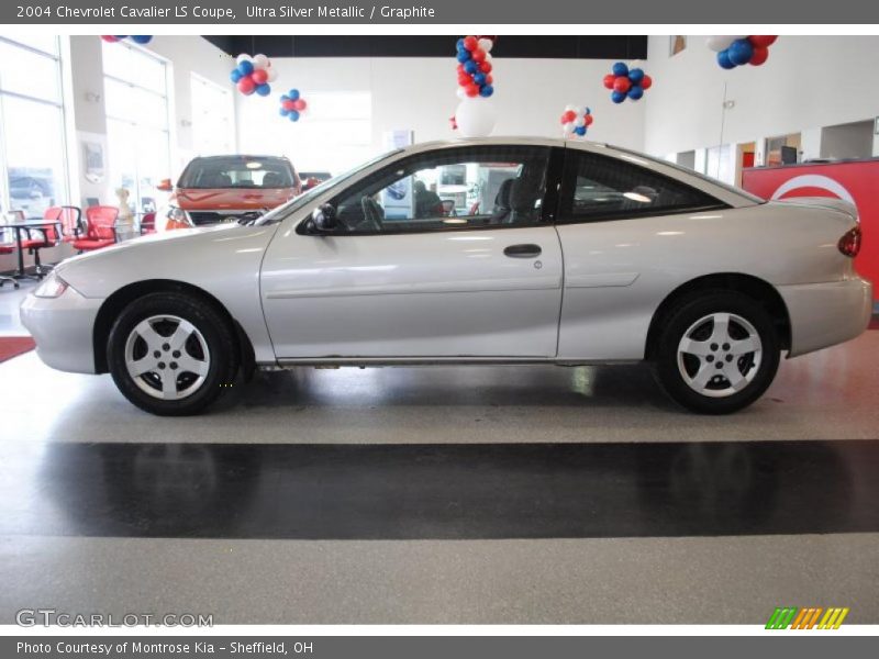 Ultra Silver Metallic / Graphite 2004 Chevrolet Cavalier LS Coupe