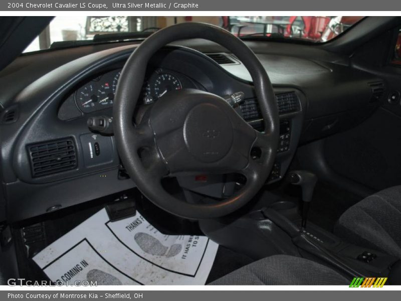 Ultra Silver Metallic / Graphite 2004 Chevrolet Cavalier LS Coupe